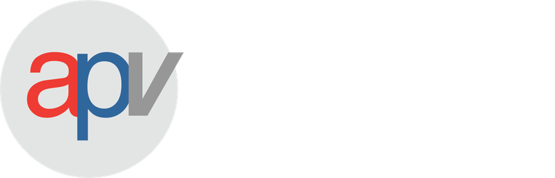 Apv logo with tag line