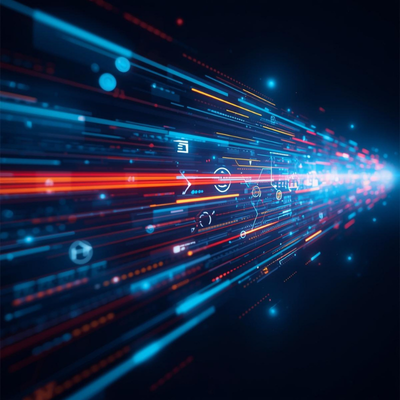Abstract data streams representing digital claims processing