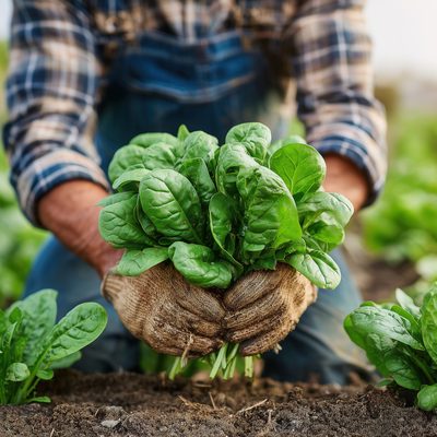 Hands holding fresh produce representing organic certification